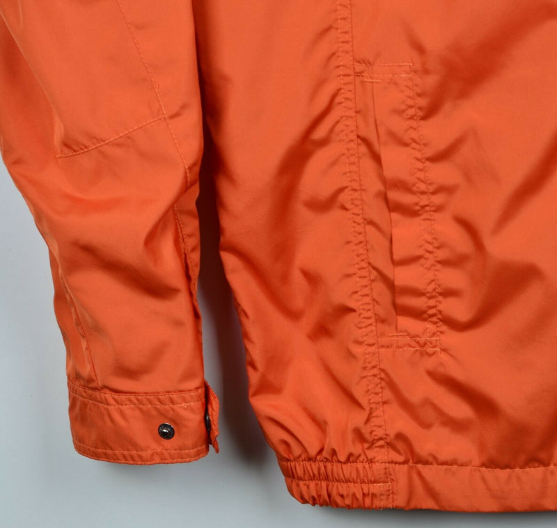 Johnston & Murphy Men's 2XL Solid Rust Orange Full Zip Jacket
