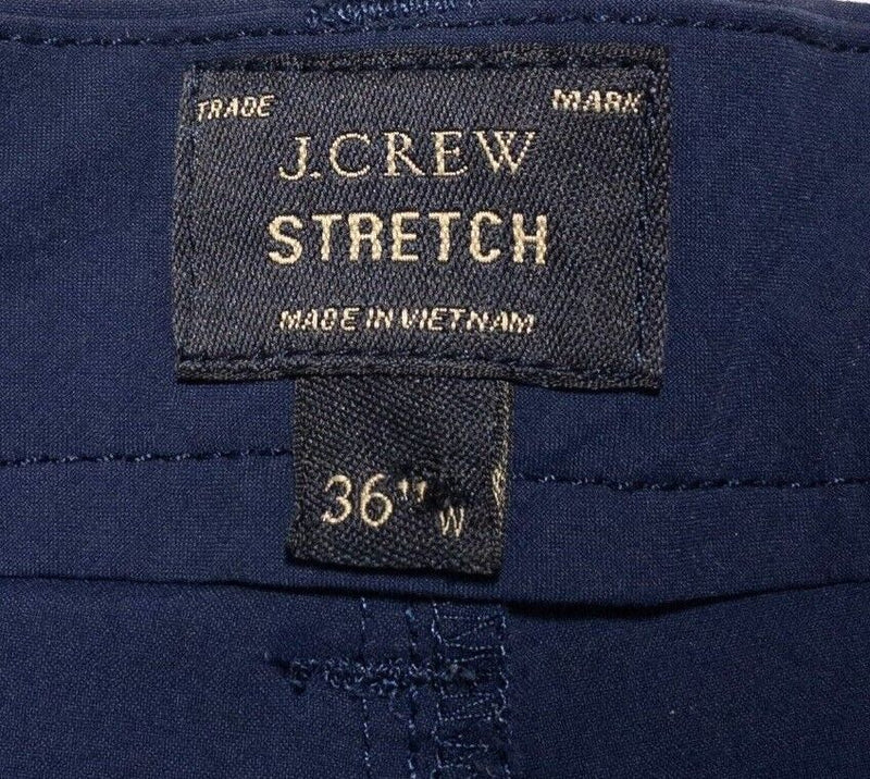 J. Crew Tech Shorts 36 Men's 10.5" Navy Blue Nylon Stretch Wicking Golf