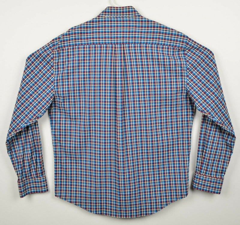 Bobby Jones X-H2O Men's XL Nylon Stretch Plaid Check Button-Down Shirt