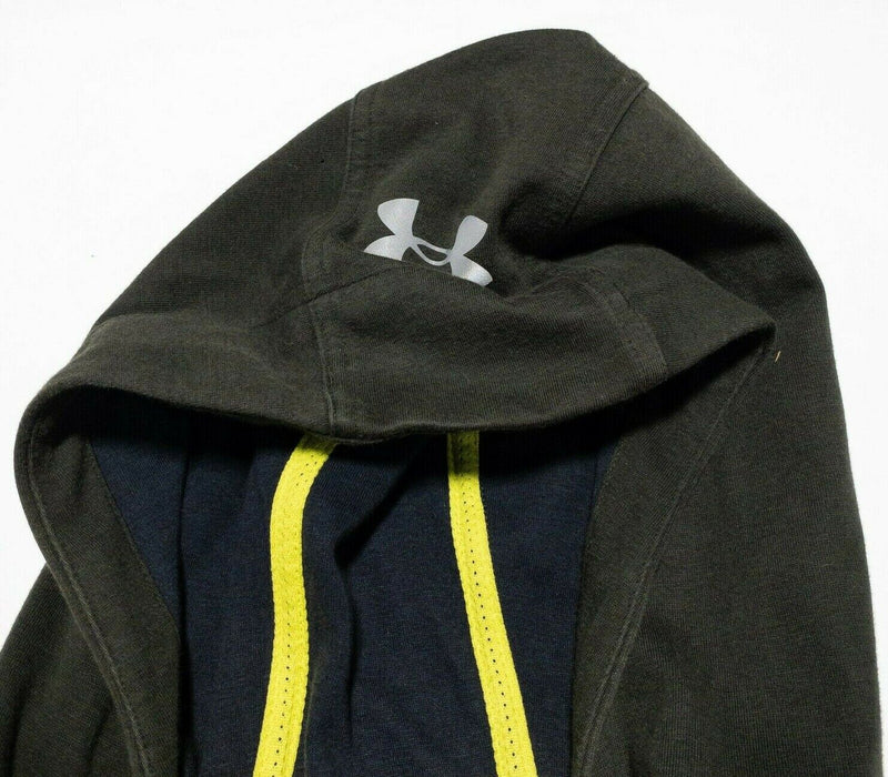 Under Armour Men's 3XL Loose Jacket UA Storm Olive Green Blue HeatGear Full Zip