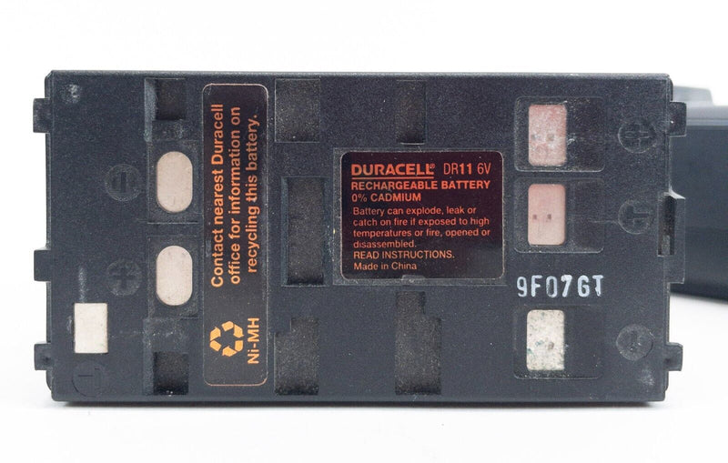 Duracell DR11 6v Rechargeable Battery For Sony Handycam With Charging Station