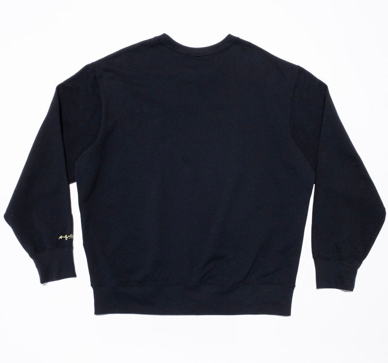 Andy Warhol Uniqlo Sweatshirt Men's XL All is Pretty Black Crewneck Philosophy