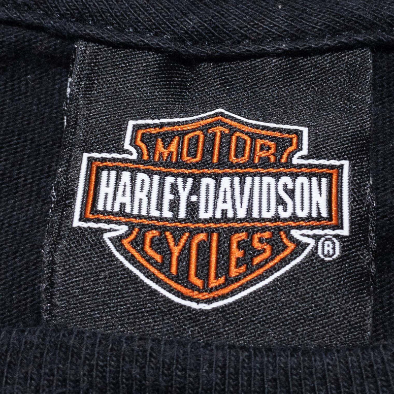 Harley-Davidson American Legend T-Shirt Men's 2XL Logo Eagle USA Double-Sided