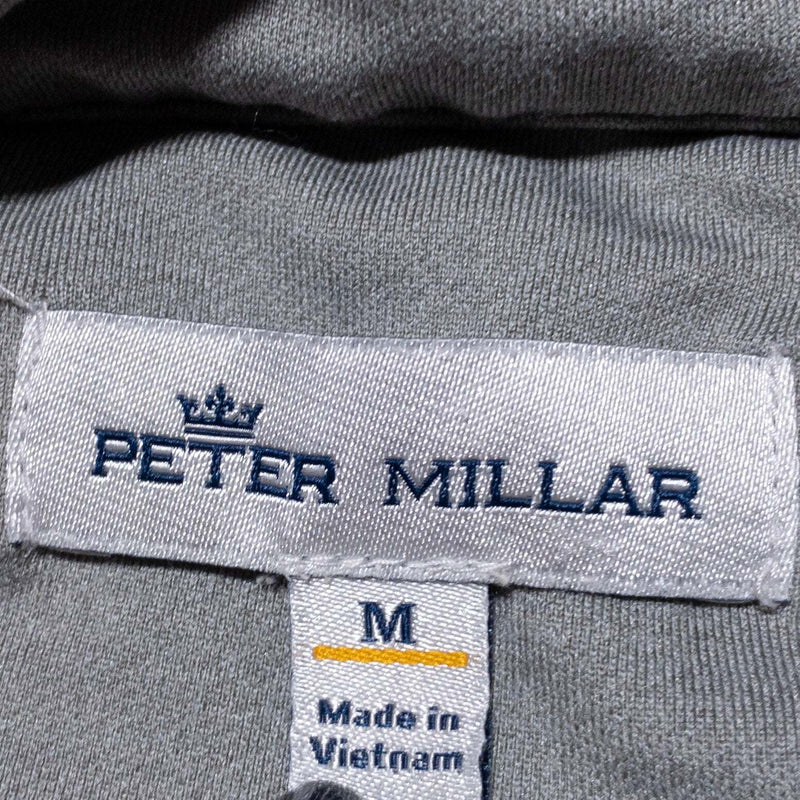 Peter Millar Perth 1/4 Zip Mens Medium Michigan Wolverines Pullover Golf Wicking