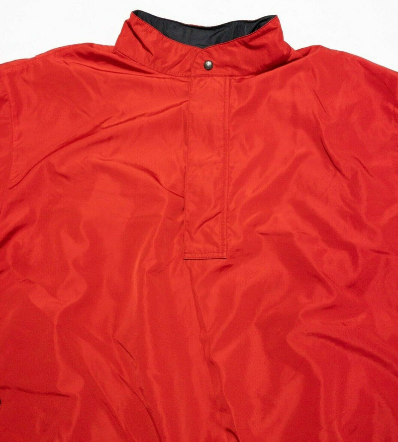 FootJoy DryJoys Jacket Men's XL Windshirt 1/4 Zip Wind Rain FJ Golf Red