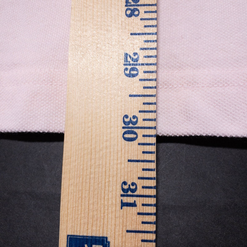 Lacoste Polo Men's XL FR 6 Regular Fit Solid Light Pink White Gator Short Sleeve