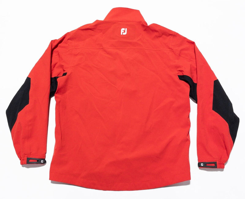 FootJoy DryJoys Tour XP Jacket Men's Large Golf Full Zip Red Waterproof Cabot