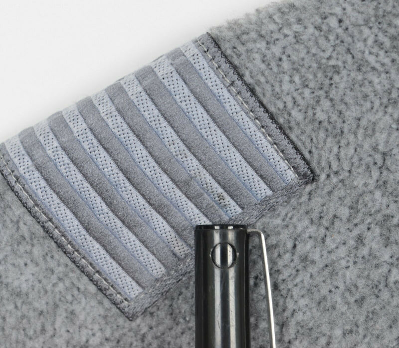 New Balance 990 Men's Small Gray 1/4 Zip USA Polartec Fleece Pullover Jacket