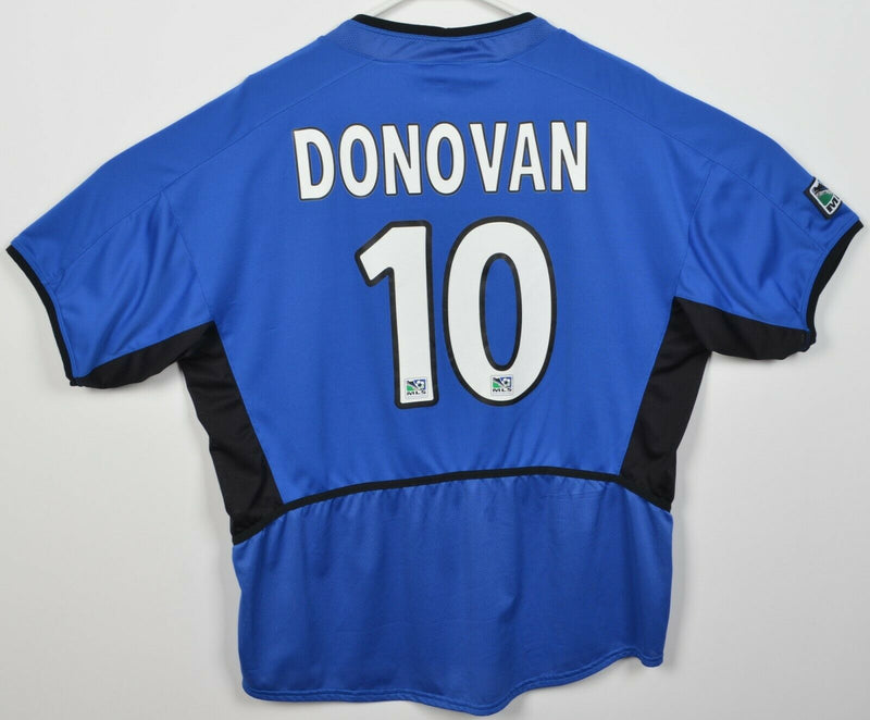 San Jose Earthquakes Men's XL Landon Donovan Nike Blue Mesh Soccer Jersey