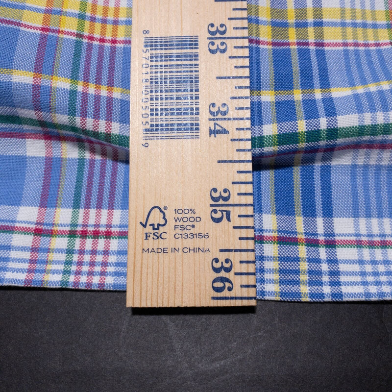Polo Ralph Lauren 2XLT Tall Men's Shirt Button-Down Blue Colorful Plaid