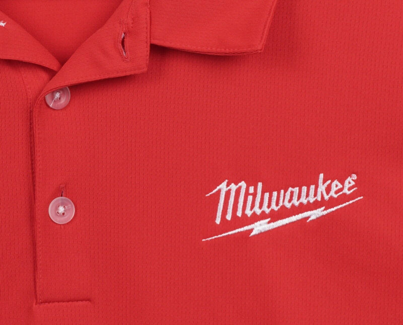 Milwaukee Tools Men's Sz XL Nike Golf Solid Red Embroidered Logo Golf Polo Shirt
