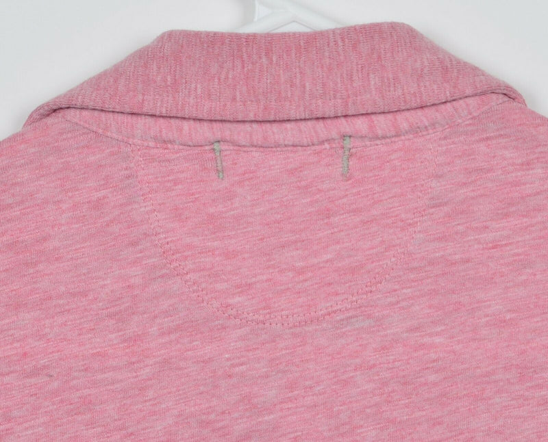 Alex Mill Men's Sz Medium Heather Pink Short Sleeve Pocket Polo Shirt