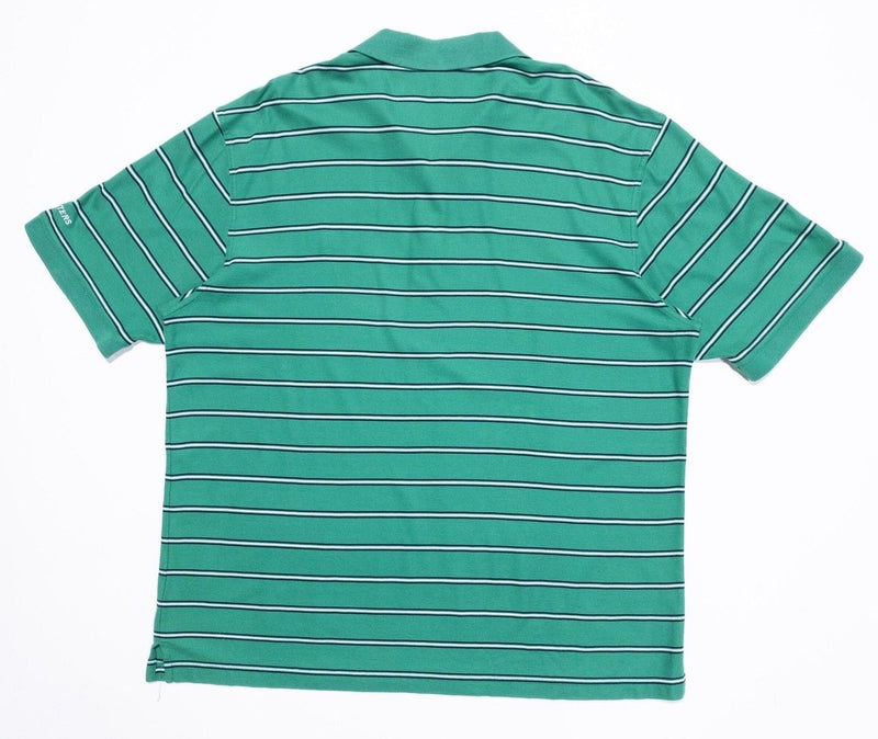 Masters Golf Polo XL Men's Green Striped Short Sleeve Augusta National