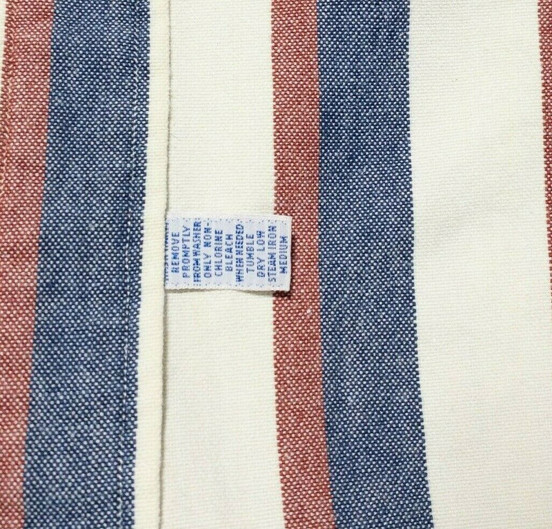 Polo Ralph Lauren 2XL Long Sleeve Button-Down Shirt Men's Striped Blue Red