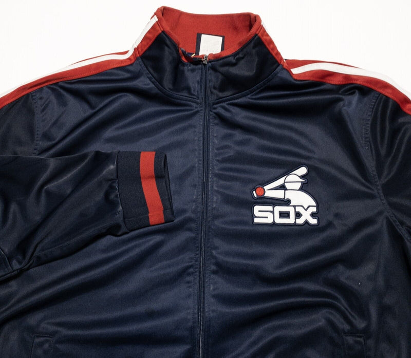 Chicago White Sox Jacket Men's XL Cooperstown Collection Blue Red Full Zip MLB