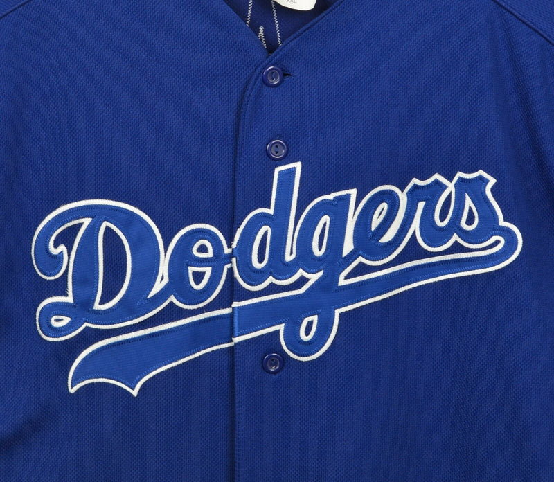 Los Angeles Dodgers Men's 2XL Blue Majestic Authentic Gallardo Baseball Jersey