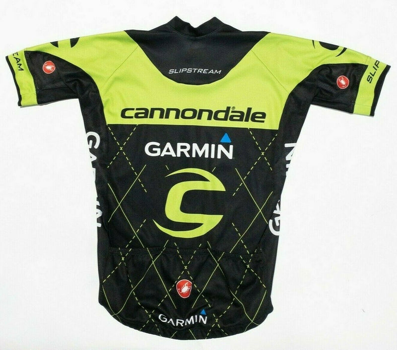 Castelli Cycling Jersey Medium Men Cannondale-Garmin Team 2.0 Jersey Black Green