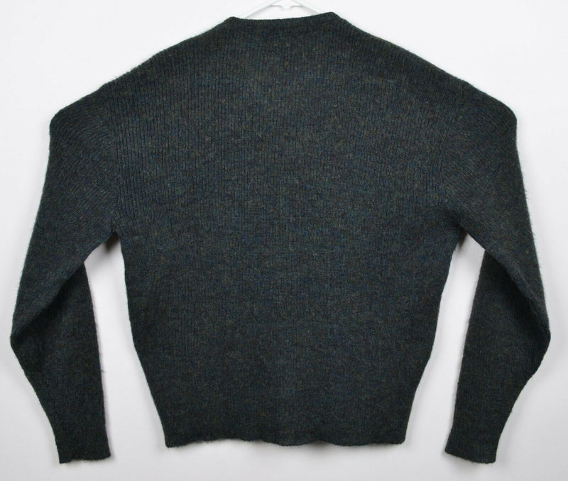 Vintage 60s Brentwood Sportswear Men's Large Alpaca Wool Blend Cardigan Sweater