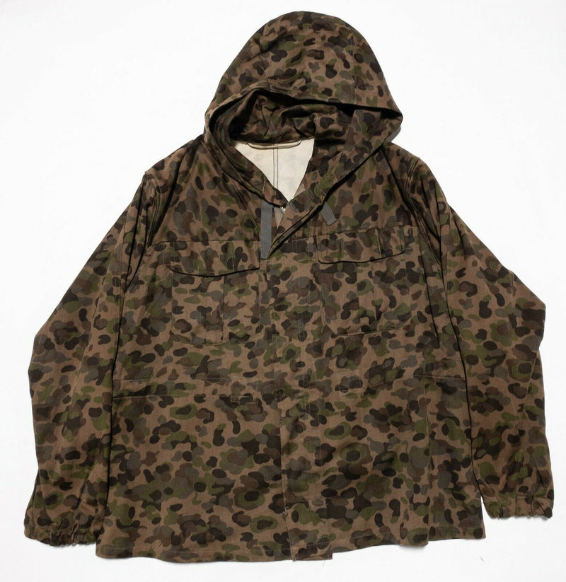 HBA 1960 Austrian Army Military Pea Dot Camouflage Brown Green Jacket Men 2XL