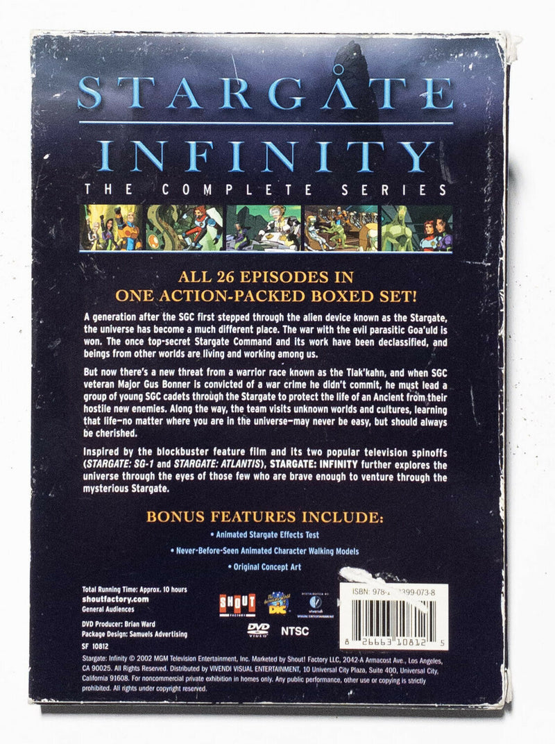 Stargate Infinity: The Complete Series 4 Disc DVD Box Set
