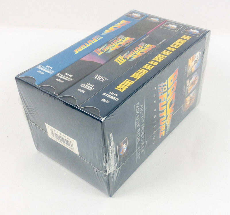 Back To The Future Trilogy Sealed VHS 4th Tape Limited Edition Boxed Set