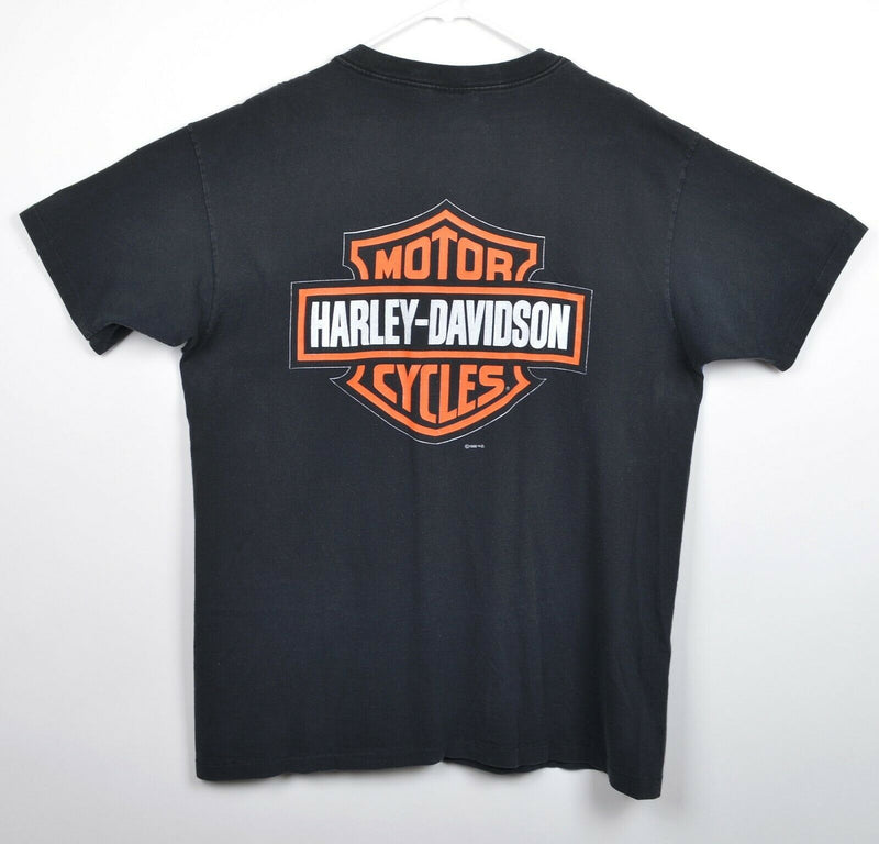 Vintage 1996 Harley-Davidson Men's XL Eagle Single Stitch Double-Sided T-Shirt