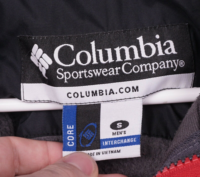 Columbia Bugaboo Men's Small 3-in-1 Hooded Full Zip Omni-Tech Red Ski Jacket