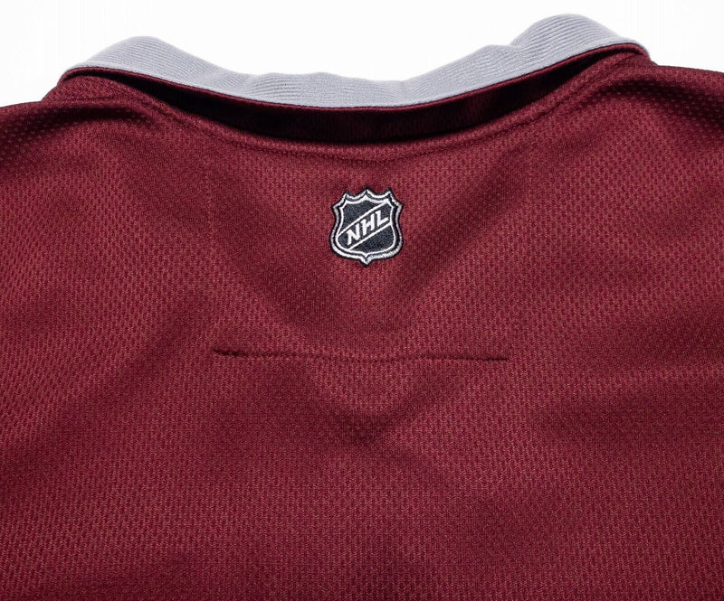 Colorado Avalanche 1/4 Zip Men's XL Reebok Center Ice Long Sleeve Pullover Red