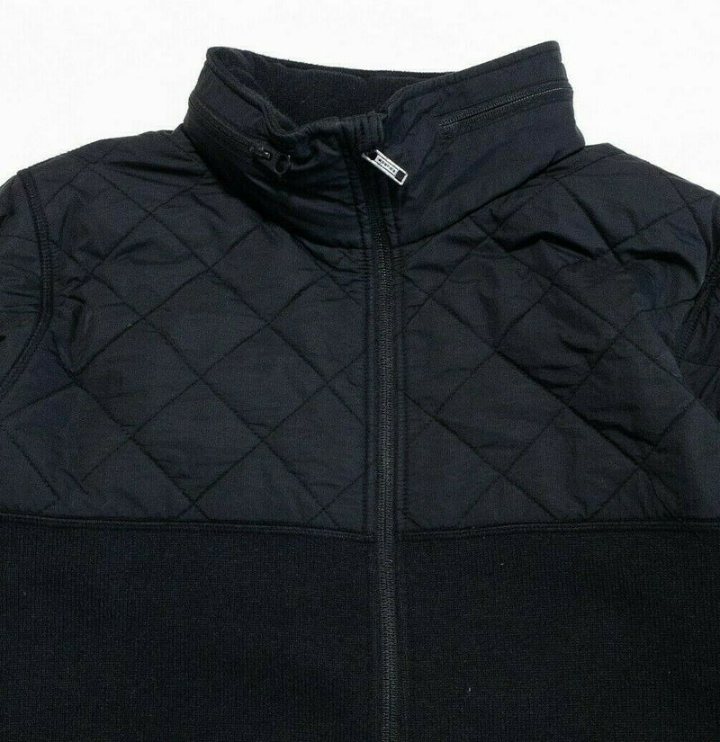 Burton Men's Burton Pierce Fleece Black Quilted DryRide Thermex Fleece Large