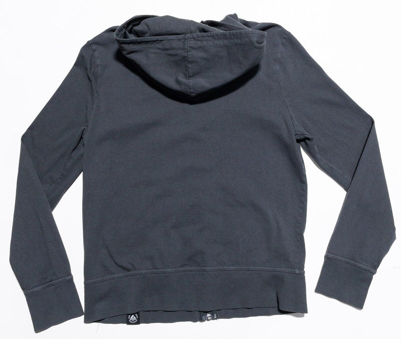 American Giant Full Zip Hoodie Men’s Medium Sweatshirt Solid Gray Made in USA