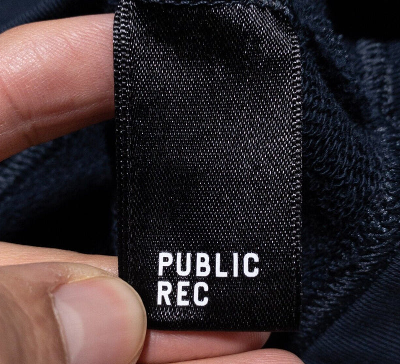Public Rec Sweater Men's 2XL Pullover 1/4 Zip Pima Cotton Blend Navy Blue Soft