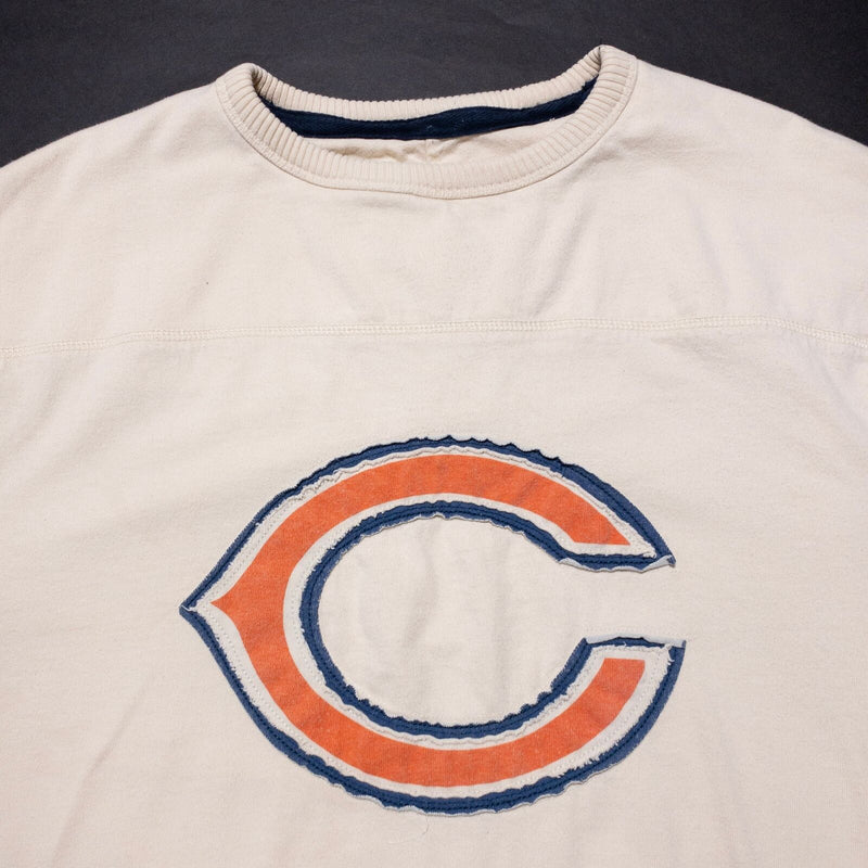 Chicago Bears Shirt Adult XL Mitchell & Ness Throwbacks Long Sleeve Retro