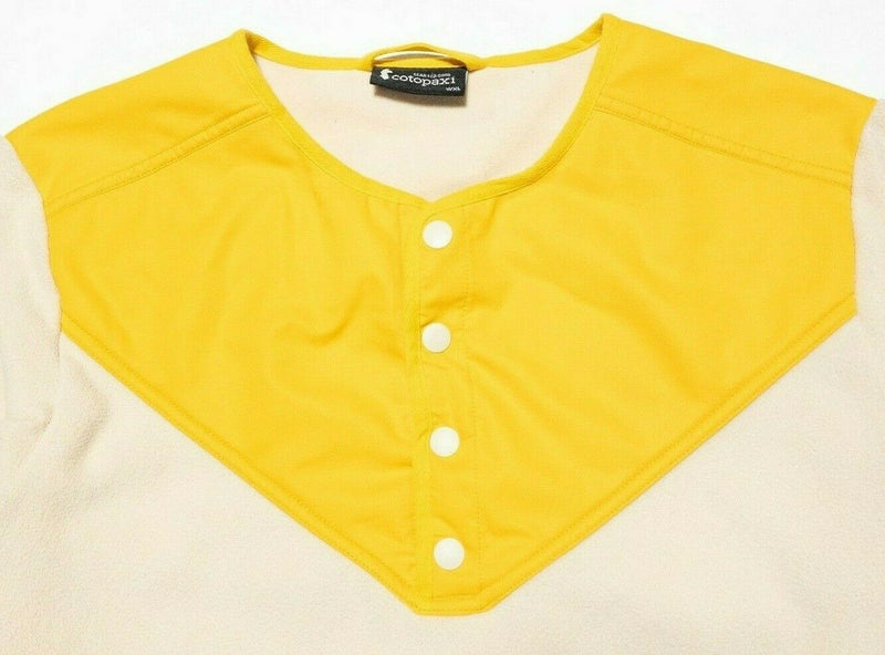 Cotopaxi Sabado Crew Snap Fleece Pullover Sweater Cream Yellow Women's XL