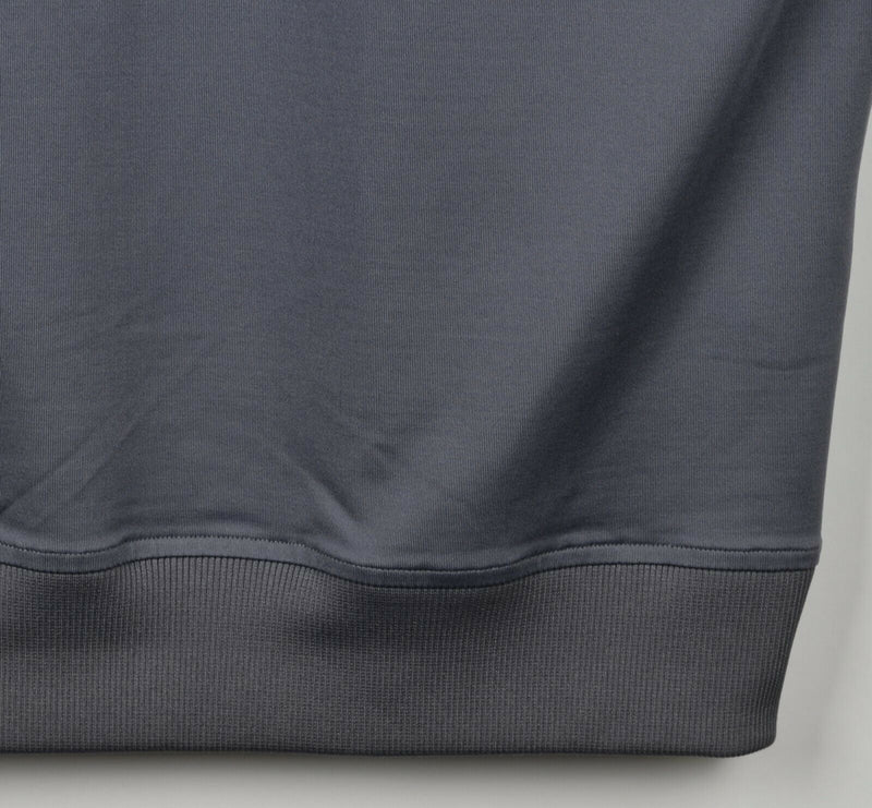 FootJoy Men's XL 1/4 Zip Solid Gray Nylon Wicking FJ Performance Golf Vest