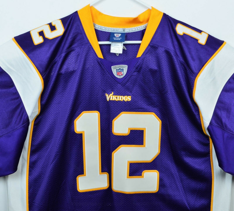 Minnesota Vikings Men's 52 (2XL) Percy Harvin Reebok NFL On Field Purple Jersey