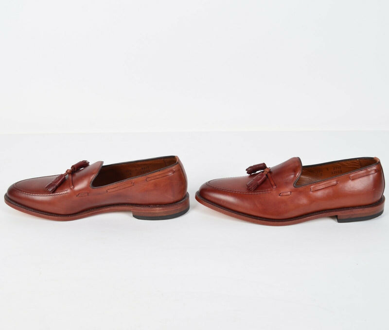 Allen Edmonds Men's 10.5A Grayson Tassel Loafers Brown Leather Dress Shoes