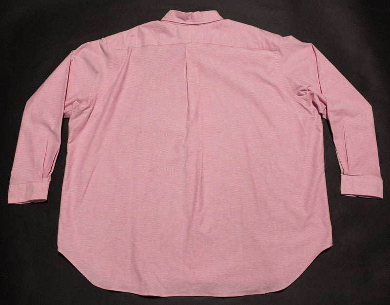 Polo Ralph Lauren 3XB Men's Shirt Stretch Oxford Pink Long Sleeve Button-Down