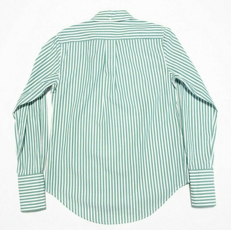 Alex Mill x Cup of Jo Heart on Your Sleeve Green Striped Shirt Women's Small