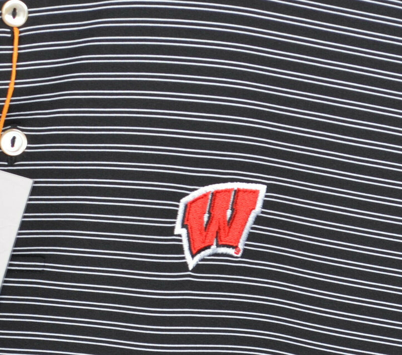 Wisconsin Badgers Men's XL Peter Millar Summer Comfort Wicking Golf Polo Shirt