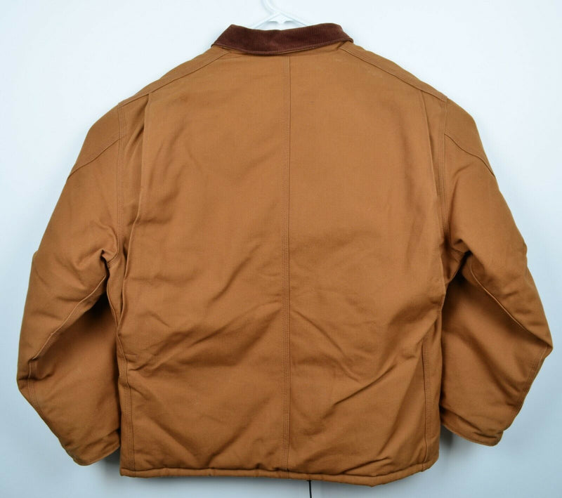 Carhartt Men's 48 (XL) Arctic Quilt Lined Brown Duck C03 BRN Work Jacket