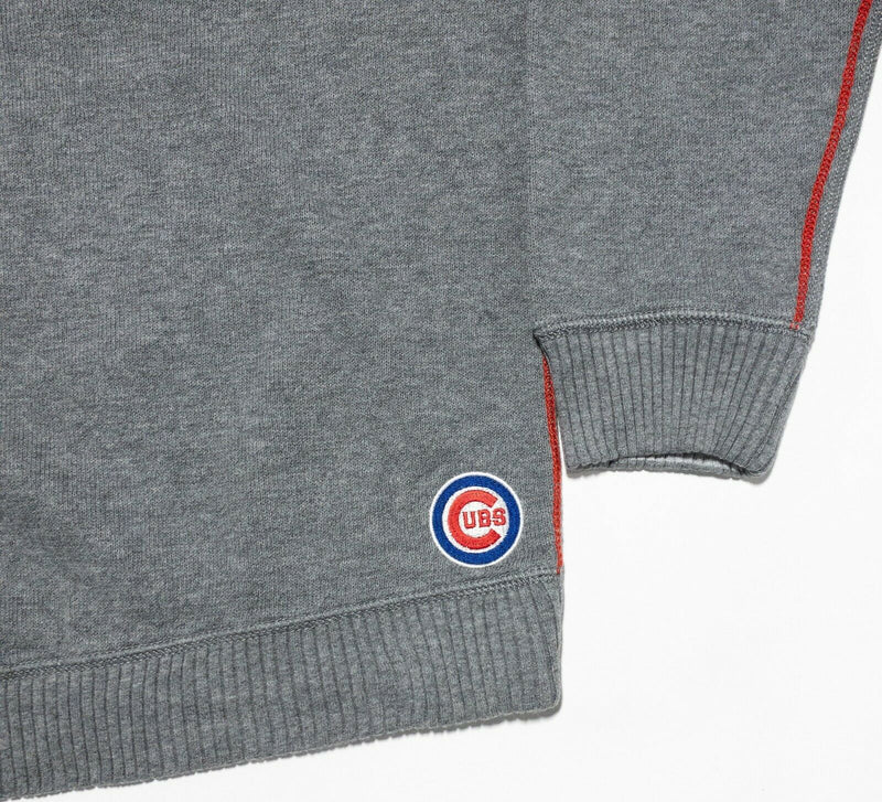 Chicago Cubs Men's Medium Tommy Bahama Chicago Wrigley Field 1/4 Zip Sweater