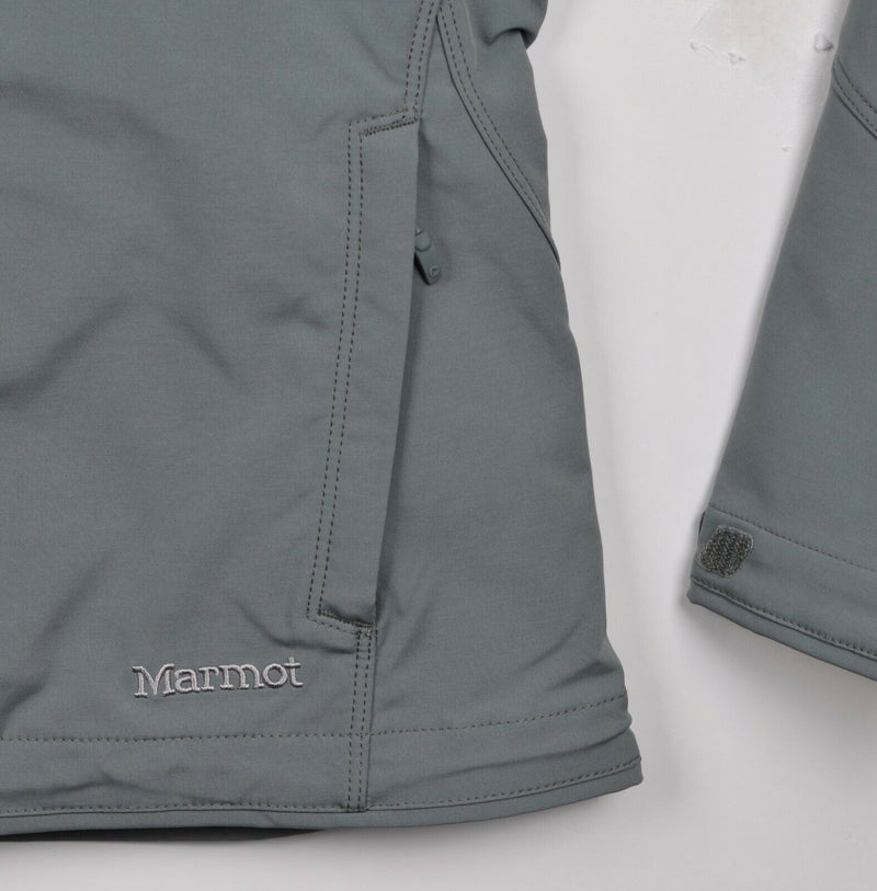 Marmot Women's Medium Levity Jacket Full Zip Softshell Solid Gray Jacket *LOGO