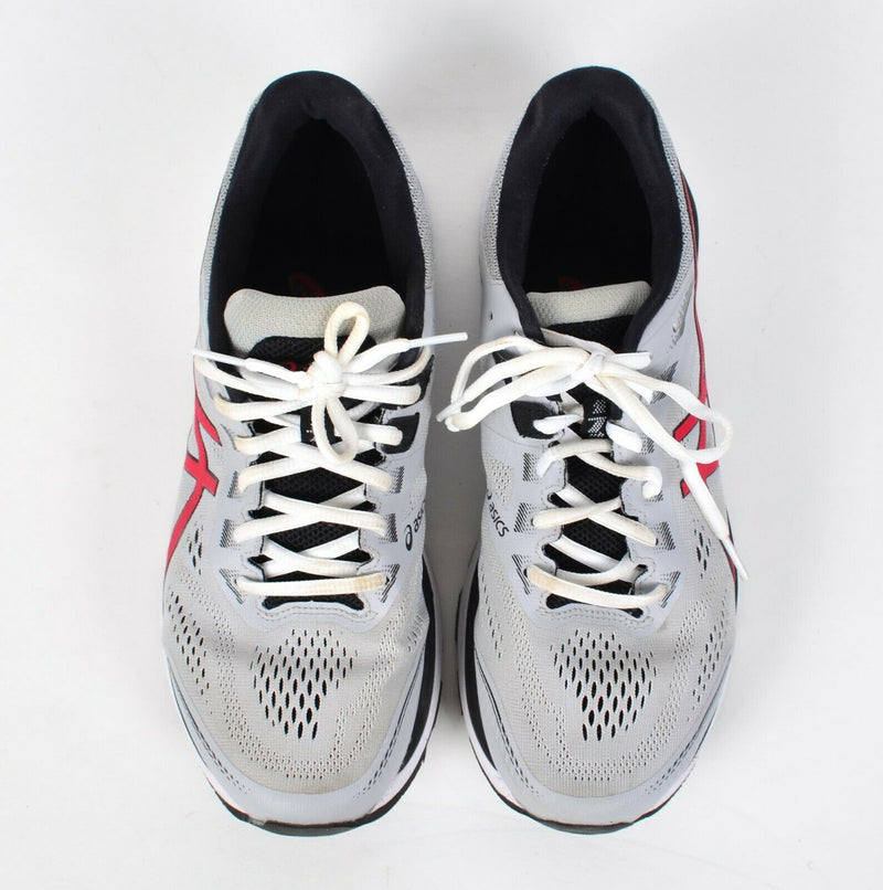 Asics GT-2000 7 Men's 9 Mid Grey/Speed Red Lace-Up Running Shoes