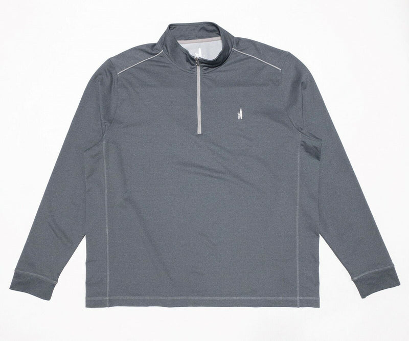 Johnnie-O 1/4 Zip Men's XL Lammie Half-Zip Pullover Charcoal Gray Wicking Golf
