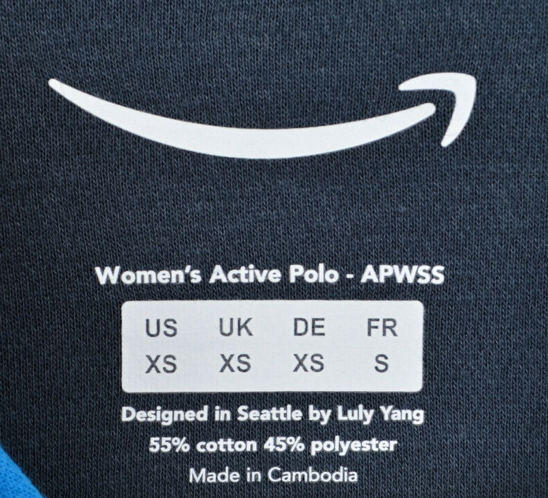 Amazon Women’s Sz XS Delivery Driver Reflective S/S Active Polo Shirt APWSS