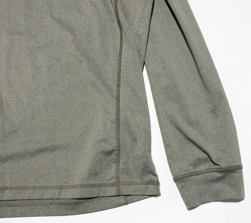 johnnie-O Prep-Formance 1/4 Zip Activewear Top Gray Wicking Golf Men's XL