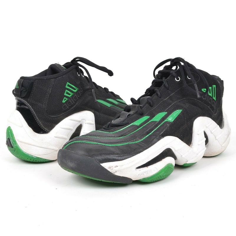 Adidas Men's 11.5 Real Deal Black Green Chunky Basketball Shoes G59707