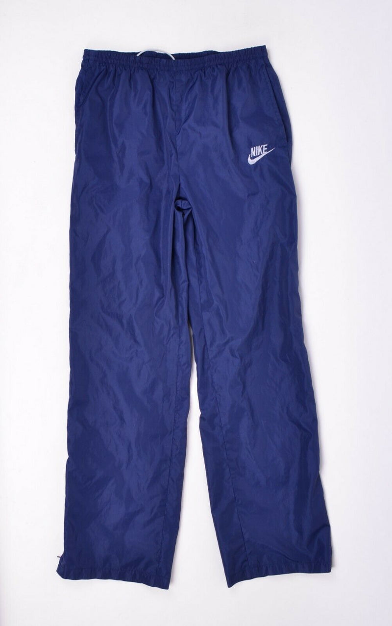 Vtg 80s Nike Men's Sz Medium Swoosh Logo Windbreaker Jogger Pants Blue Tag Japan
