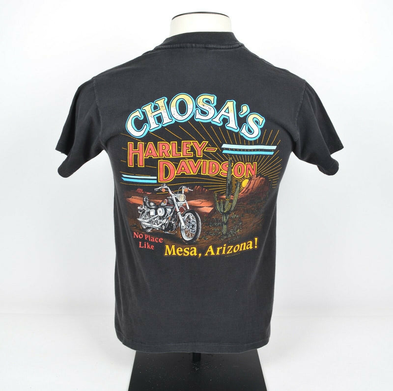 Vintage 1993 Harley-Davidson Men's Medium Bar & Shield Big Logo Chosa's T-Shirt
