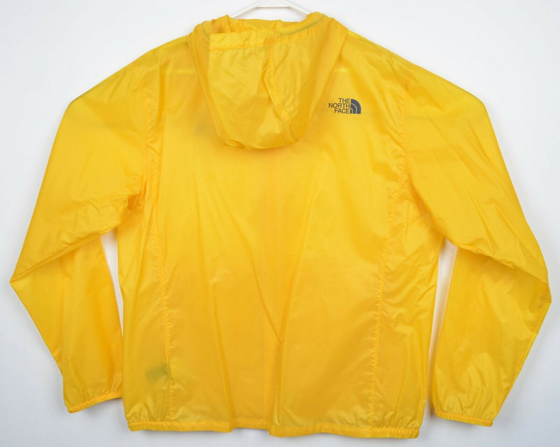 The North Face Men's Large Cyclone Hoodie Yellow Hooded Rain Windbreaker Jacket